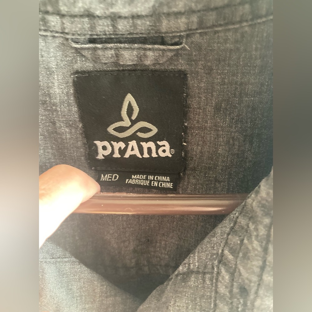 Prana Button Down Men's Medium - image 2